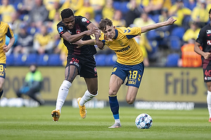 Jesper Lindstrm (Brndby IF), Frank Onyeka  (FC Midtjylland)