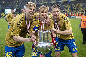 Tobias Brkeeiet (Brndby IF), Oskar Fallenius (Brndby IF), Sigurd Rosted (Brndby IF)