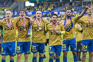 Hjrtur Hermannsson (Brndby IF), Peter Bjur (Brndby IF), Lasse Vigen Christensen (Brndby IF), Rezan Corlu (Brndby IF), Anis Slimane (Brndby IF)