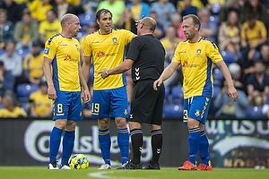 Kim Daugaard  (Brndby IF), Johan Elmander  (Brndby IF), Michael Krohn-Dehli  (Brndby IF), Claus Bo Larsen, Dommer