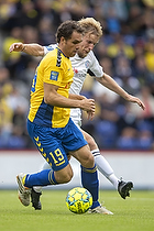 Christian Poulsen  (Superliga Allstars), Johan Elmander  (Brndby IF)