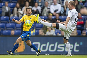 Sren Colding  (Brndby IF), Martin Albrechtsen  (Superliga Allstars)
