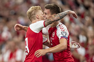 Joakim Mhle, mlscorer  (Danmark), Daniel Wass  (Danmark)