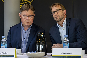 Jesper Mller, bestyrelsesmedlem (Brndby IF), Ole Palm, direktr (Brndby IF)