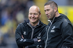 Niels Frederiksen, cheftrner (Brndby IF), Martin Retov, assistenttrner (Brndby IF)