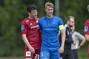 Andreas Maxs, anfrer  (Brndby IF), Pascal Gregor  (Lyngby BK)