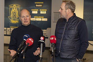 Niels Frederiksen, cheftrner (Brndby IF), Carsten V. Jensen, fodbolddirektr (Brndby IF)