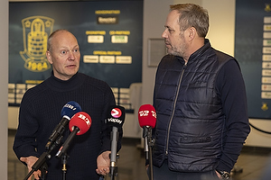 Niels Frederiksen, cheftrner (Brndby IF), Carsten V. Jensen, fodbolddirektr (Brndby IF)