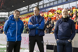 Martin Retov, assistenttrner (Brndby IF), Casper Ankergren, mlmandstrner  (Brndby IF), Jesper Srensen, cheftrner  (Brndby IF)