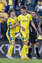 Mathias Kvistgaarden  (Brndby IF), Oscar Schwartau, mlscorer  (Brndby IF)