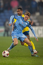 William Kaastrup  (Randers FC), Kevin Mensah, anfrer  (Brndby IF)