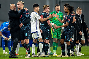 Erling Haaland  (Manchester City FC), Josep Guardiola, cheftr�ner  (Manchester City FC)