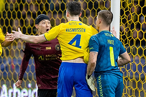 Patrick Pentz  (Br�ndby IF), Jacob Rasmussen  (Br�ndby IF), Gue-Sung Cho  (FC Midtjylland)