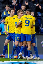 Ohi Omoijuanfo, anf�rer  (Br�ndby IF), Jacob Rasmussen  (Br�ndby IF), Daniel Wass  (Br�ndby IF)