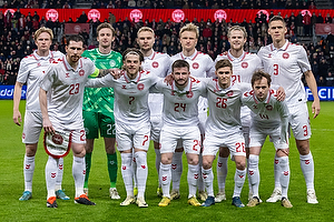 Pierre Emilie H�jbjerg  (Danmark), Mathias Jensen  (Danmark), Kasper Dolberg  (Danmark), Jannik Vestergaard  (Danmark), Victor Nelsson  (Danmark), Mikkel Damsgaard  (Danmark), Victor Kristiansen  (Danmark), Morten Hjulmand  (Danmark), Pierre Emilie H�jbjerg  (Danmark), Anders Dreyer  (Danmark), Elias Jelert  (Danmark)