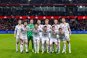 Pierre Emilie H�jbjerg  (Danmark), Mathias Jensen  (Danmark), Kasper Dolberg  (Danmark), Jannik Vestergaard  (Danmark), Victor Nelsson  (Danmark), Mikkel Damsgaard  (Danmark), Victor Kristiansen  (Danmark), Morten Hjulmand  (Danmark), Pierre Emilie H�jbjerg  (Danmark), Anders Dreyer  (Danmark), Elias Jelert  (Danmark)