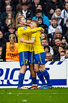 Sean Klaiber, m�lscorer  (Br�ndby IF), Daniel Wass  (Br�ndby IF), Nicolai Vallys  (Br�ndby IF)Nicolai Vallys  (Br�ndby IF), Daniel Wass, anf�rer  (Br�ndby IF)