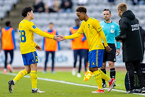 Yuito Suzuki  (Br�ndby IF), Noah Nartey  (Br�ndby IF)