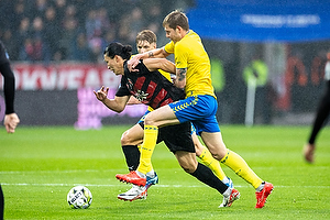Nicolai Vallys  (Br�ndby IF), Gue-Sung Cho  (FC Midtjylland)