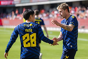 Yuito Suzuki  (Br�ndby IF), Nicolai Vallys, m�lscorer  (Br�ndby IF)