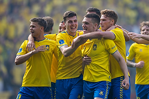Filip Bundgaard (Brøndby IF), Jacob Rasmussen (Brøndby IF), Rasmus Lauritsen, målscorer (Brøndby IF), Sebastian Sebulonsen (Brøndby IF)