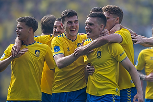 Filip Bundgaard (Brøndby IF), Jacob Rasmussen (Brøndby IF), Rasmus Lauritsen, målscorer (Brøndby IF), Sebastian Sebulonsen (Brøndby IF)