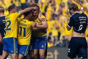Rasmus Lauritsen, målscorer (Brøndby IF), Filip Bundgaard (Brøndby IF), Josip Radosevic (Brøndby IF)