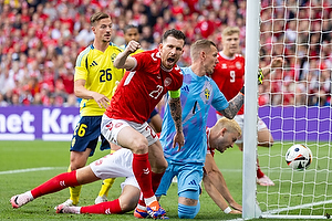 Pierre Emilie H�jbjerg  (Danmark), Robin Olsen  (Sverige)