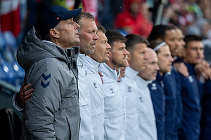 Kasper Hjulmand, cheftr�ner  (Danmark), Morten Wieghorst, assistenttr�ner  (Danmark)