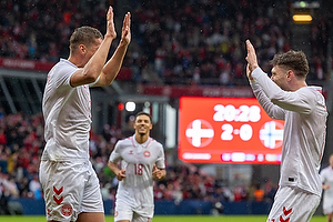 Jannik Vestergaard, m�lscorer  (Danmark), Andreas Skov Olsen  (Danmark)