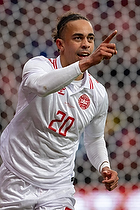 Yussuf Poulsen, m�lscorer  (Danmark)