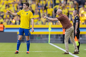 Jacob Rasmussen  (Br�ndby IF), Jesper S�rensen, cheftr�ner  (Br�ndby IF)