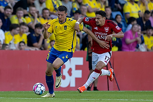 Jordi Vanlerberghe  (Br�ndby IF), Dimitris Emmanouilidis  (Vejle BK)
