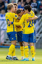 Clement Bischoff, m�lscorer  (Br�ndby IF), Yuito Suzuki  (Br�ndby IF), Daniel Wass  (Br�ndby IF)
