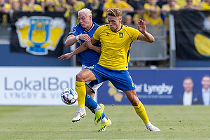 Sebastian Sebulonsen  (Br�ndby IF), Kolbeinn Finnsson  (Lyngby BK)