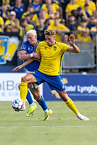 Sebastian Sebulonsen  (Br�ndby IF), Kolbeinn Finnsson  (Lyngby BK)