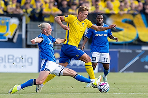 Sebastian Sebulonsen  (Br�ndby IF), Kolbeinn Finnsson  (Lyngby BK)