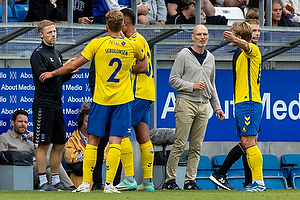 Daniel Wass  (Br�ndby IF), Jesper S�rensen, cheftr�ner  (Br�ndby IF)