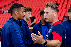 Frederik Alves Ibsen  (Br�ndby IF), Menno van Dam, cheftr�ner  (Aab)