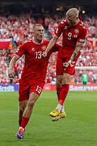 Albert Gr�nb�k, m�lscorer  (Danmark), Rasmus Kristensen  (Danmark)