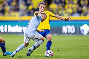 Daniel Wass  (Br�ndby IF), Sefer Emini  (S�nderjyskE)