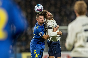 Jordi Vanlerberghe  (Br�ndby IF), Patrik Mortensen, anf�rer  (Agf)