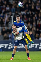 Frederik Alves Ibsen  (Br�ndby IF), Patrik Mortensen, anf�rer  (Agf)