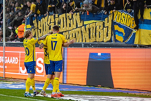 Daniel Wass  (Br�ndby IF), Mileta Rajovic  (Br�ndby IF), Mathias Kvistgaarden, m�lscorer  (Br�ndby IF)