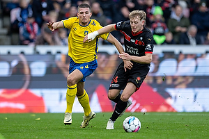 Jordi Vanlerberghe  (Br�ndby IF), Oliver S�rensen  (FC Midtjylland)