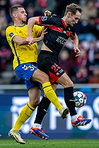 Jordi Vanlerberghe  (Br�ndby IF), Jan Kuchta  (FC Midtjylland)
