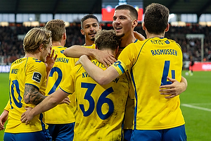 Jacob Rasmussen, anf�rer  (Br�ndby IF), Mathias Kvistgaarden, m�lscorer  (Br�ndby IF), Jordi Vanlerberghe  (Br�ndby IF)