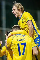 Mileta Rajovic, m�lscorer  (Br�ndby IF), Daniel Wass  (Br�ndby IF)