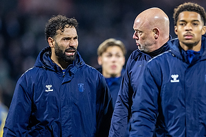 Sean Klaiber  (Br�ndby IF), Uwe R�sler, cheftr�ner  (Agf)