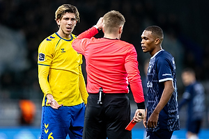 Stijn Spierings  (Br�ndby IF), Jacob Karlsen, Dommer